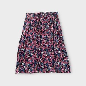 Fat Face Women's Floral Maxi Skirt Elastic Waist Pull On US 12 Colorful‎ Flowers